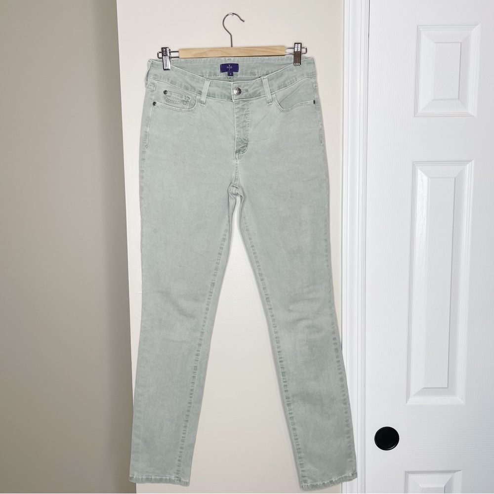 NYDJ Lift Tuck Technology Legging in Light Sage Green - Picture 3 of 8